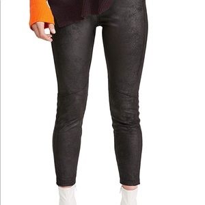 Free people faux vegan leather leggings